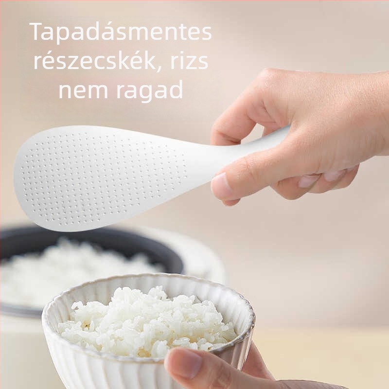 Roly-poly rizskanál – műanyag, modell Roly-poly rice spoon, márka Xinran daily necessities, modern minimalist design