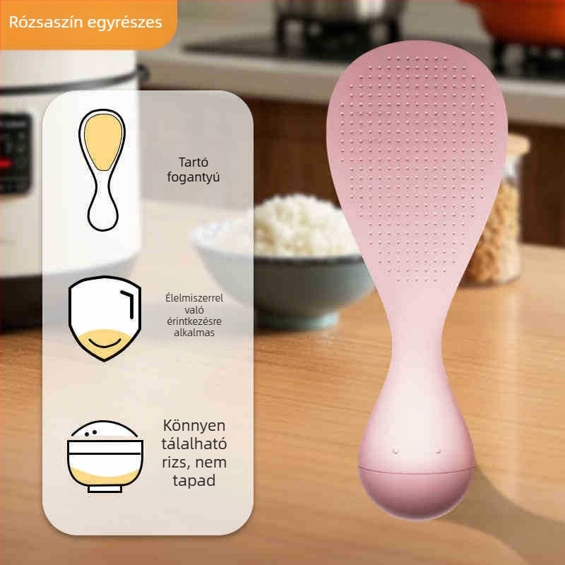 Roly-poly rizskanál – műanyag, modell Roly-poly rice spoon, márka Xinran daily necessities, modern minimalist design