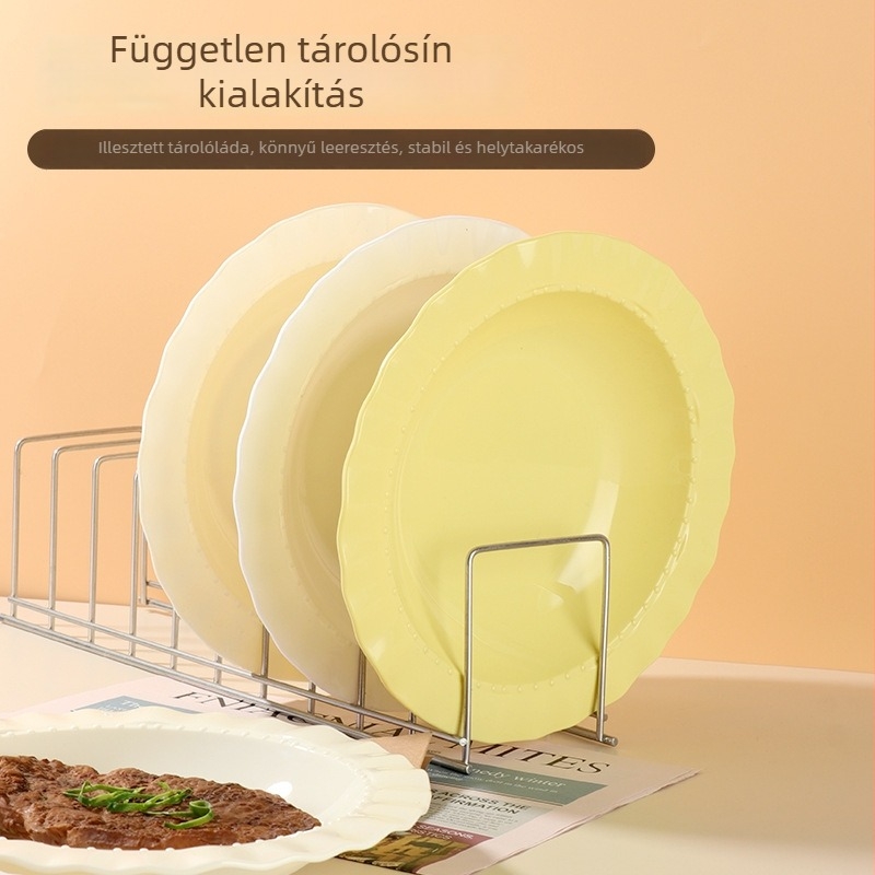 Kerek műanyag reggeliző tál – Modern egyszerű stílus, kézzel rajzolt felület, logó testreszabás