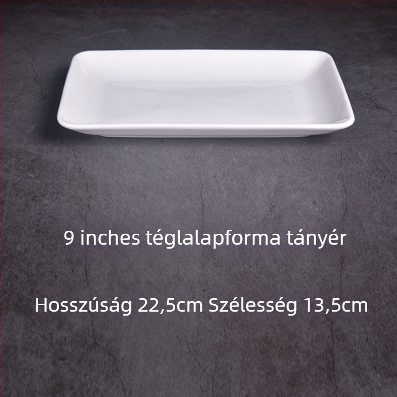 Téglalap alakú tányér - Feida, Anyag: selyemvirág, Mintázat: 69850, Stílus: Egyszerű