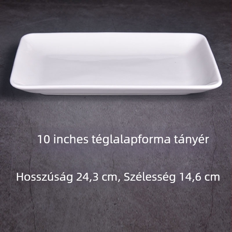 Téglalap alakú tányér - Feida, Anyag: selyemvirág, Mintázat: 69850, Stílus: Egyszerű