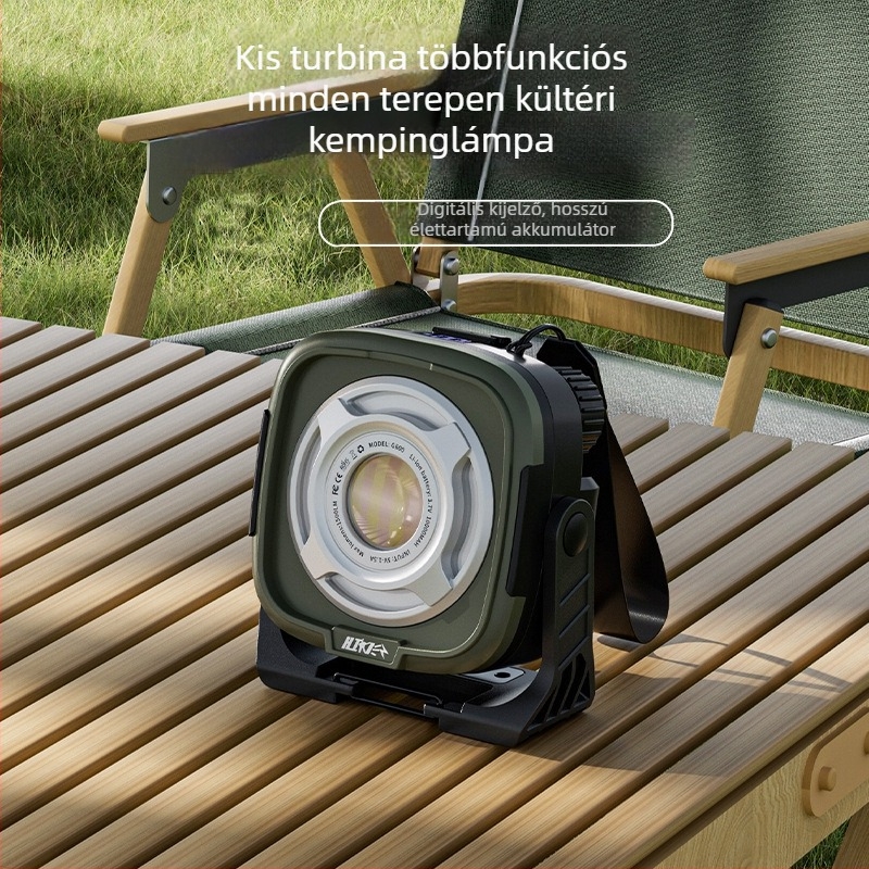 Ai win G600 kempinglámpa mágneses alapú, COB LED, 10W, nagy teljesítményű kemping- és munkalámpa