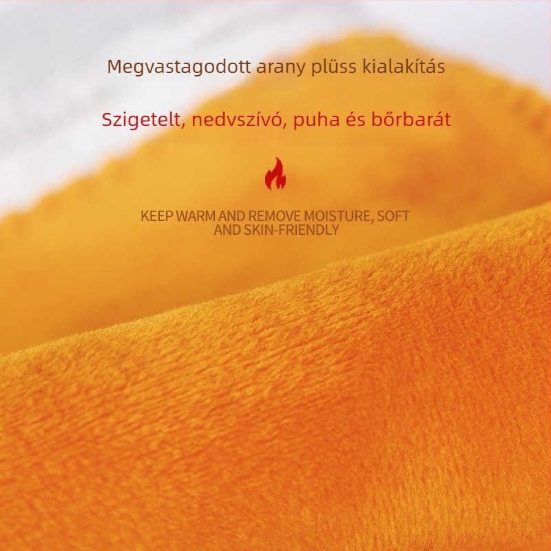Térdvédő fleece belsővel, poliészter anyag, vastag melegítés, univerzális felhasználás, térdvédelem