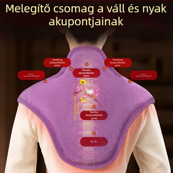 Váll- és nyakmelegítő zacskó elektromos fűtéssel, tengeri sóval és durva sóval otthoni fizioterápiához a nyaki gerinc ápolására