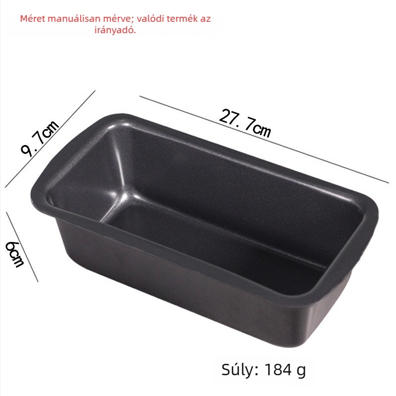Elegant Baking Szénacél, tapadásmentes kenyérsütőforma