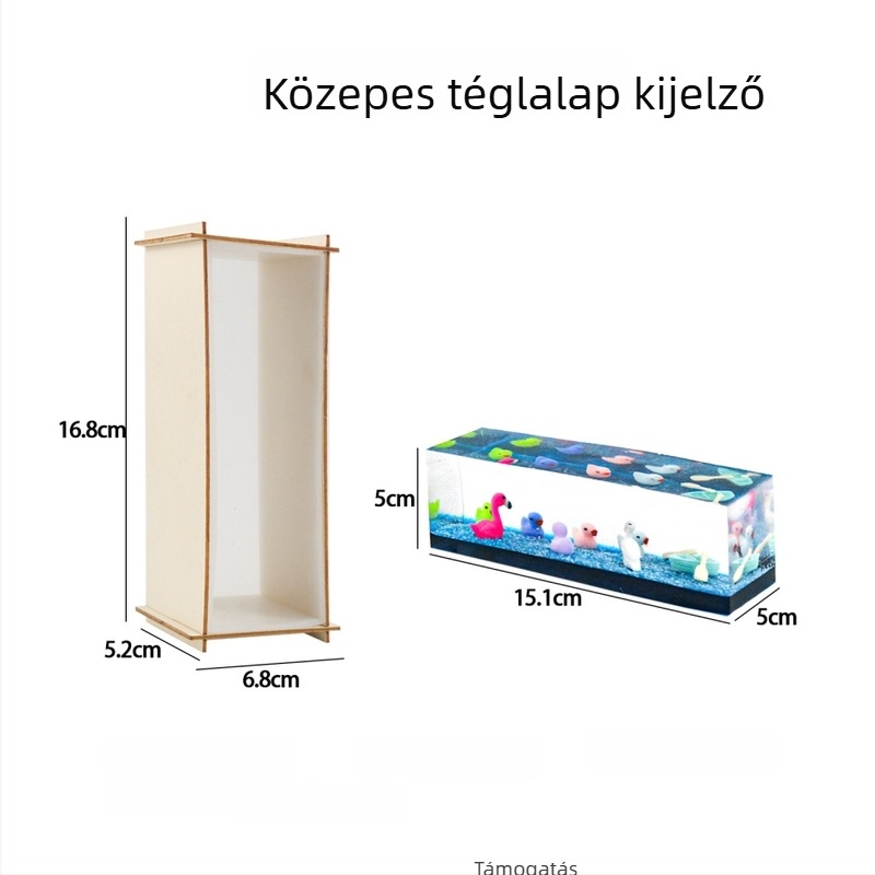 Téglalap alakú szilikon díszforma kuboid díszekhez