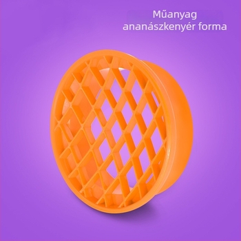 Fánkforma – kör alakú sütőforma virágos, szív és ananász mintával, modern minimalist dizájn