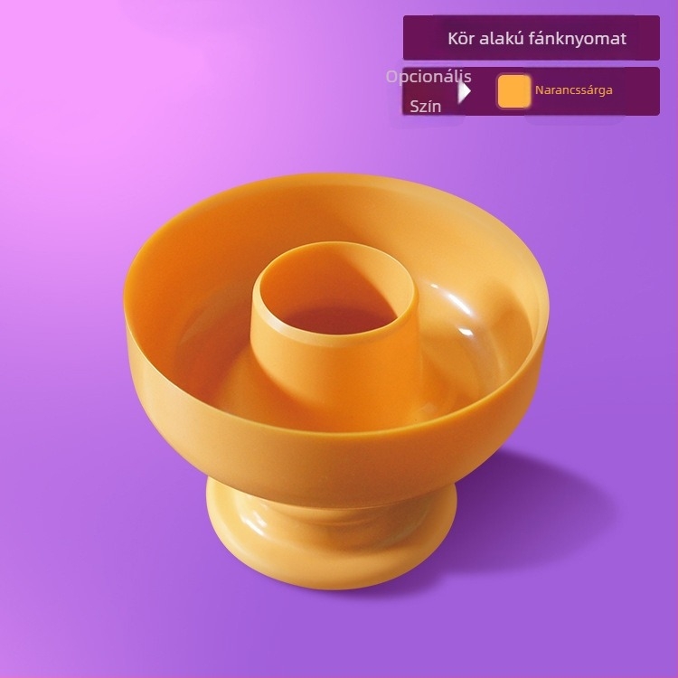 Fánkforma – kör alakú sütőforma virágos, szív és ananász mintával, modern minimalist dizájn