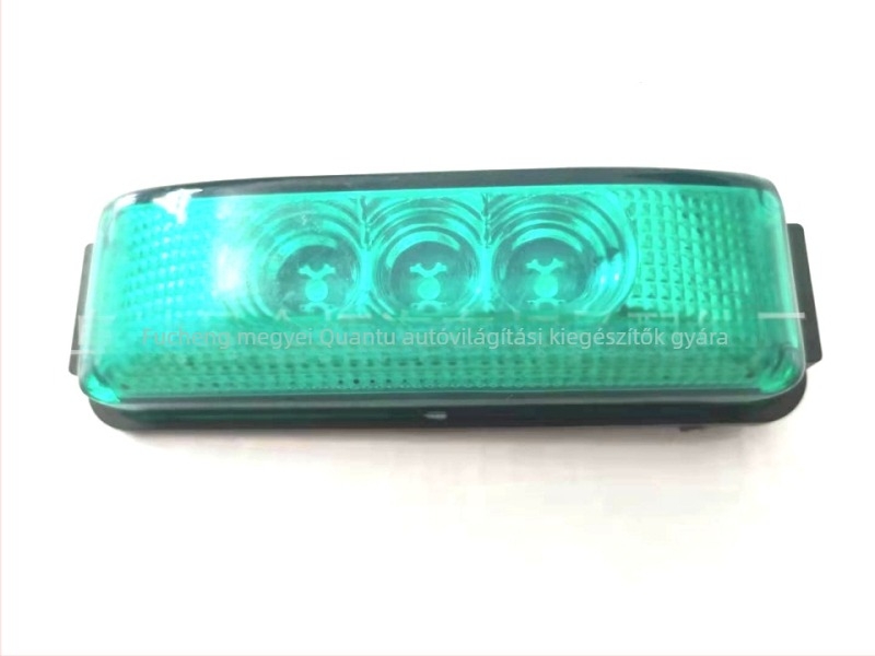 Sellő-sorozatú 3-LED trapéz alakú oldalsó fény kamionokhoz, LED, 12/24V, univerzális, Alkatrész SRY-004
