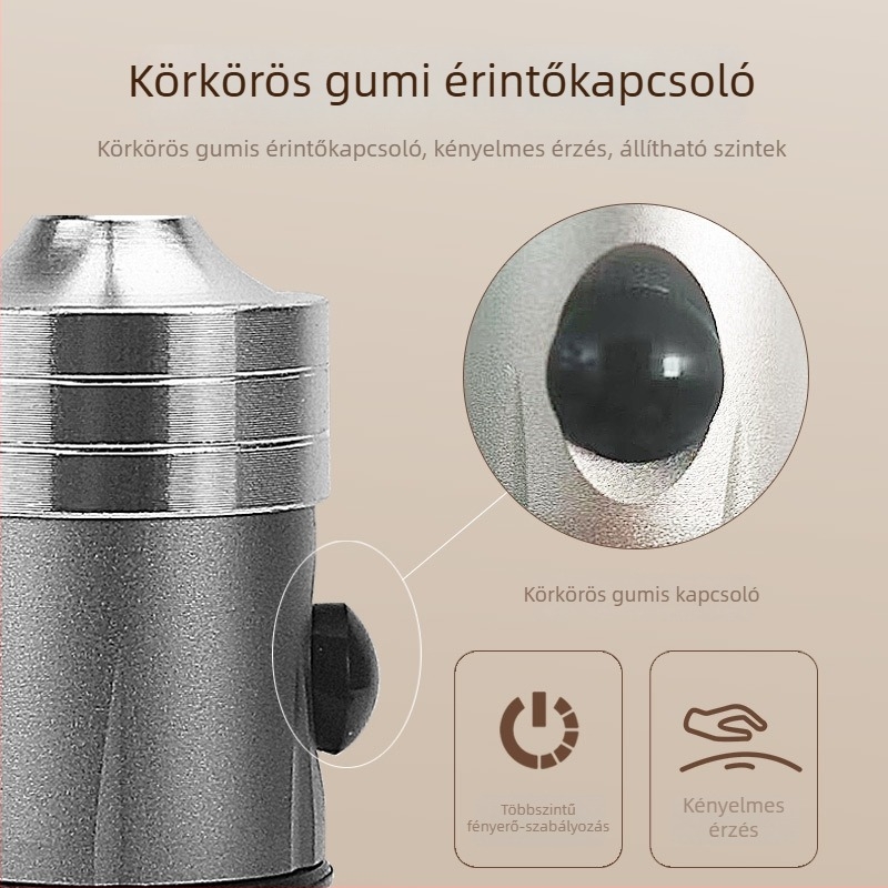 CNC gépekhez LED munka lámpa, újratölthető akkumulátorral, erős mágneses rögzítéssel, hordozható a gépek karbantartásához