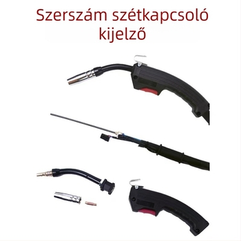 Gáz nélküli kézi hegesztőpisztoly, modell 14AK, gyors csatlakozás, flux-core huzalos