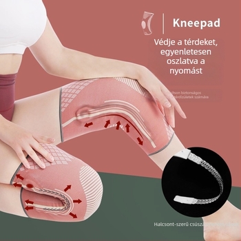 Kültéri sportokhoz térdvédők – Spandex anyag, univerzális illeszkedés, térdízület védelme