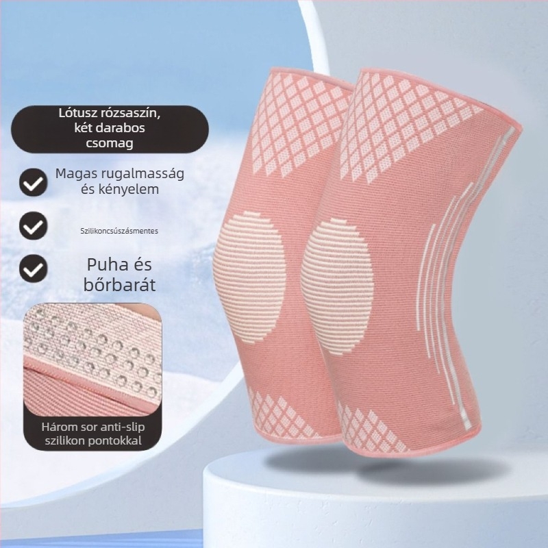 Kültéri sportokhoz térdvédők – Spandex anyag, univerzális illeszkedés, térdízület védelme
