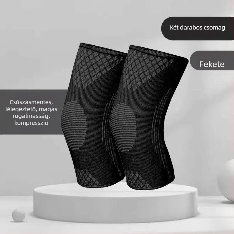 Kültéri sportokhoz térdvédők – Spandex anyag, univerzális illeszkedés, térdízület védelme