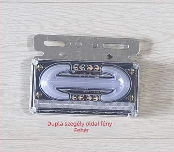 Autó/Kamion oldalsó LED világítás — 7.2W, 24V, LED fényforrás, 2700K, modell: kettős rögzítés