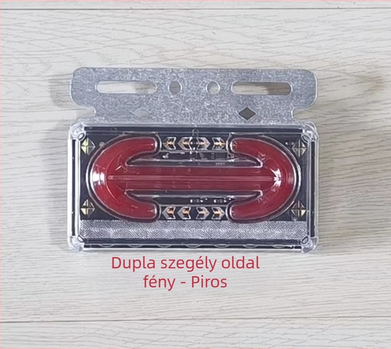Autó/Kamion oldalsó LED világítás — 7.2W, 24V, LED fényforrás, 2700K, modell: kettős rögzítés