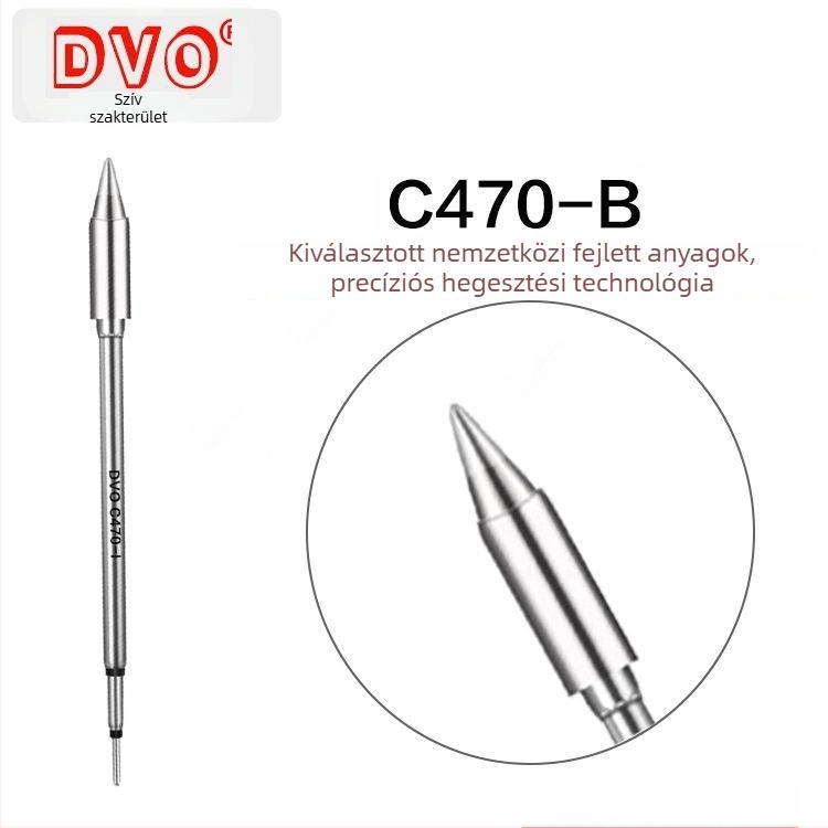 DVO C470 forrasztófej ferde csúccsal, C470 sorozat