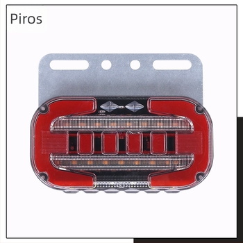 Kamion LED oldalsó és hátsó lámpa, 24V, fényvezető kialakítás, általános kompatibilitás