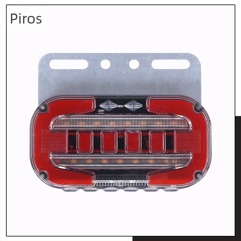 Kamion LED oldalsó és hátsó lámpa, 24V, fényvezető kialakítás, általános kompatibilitás