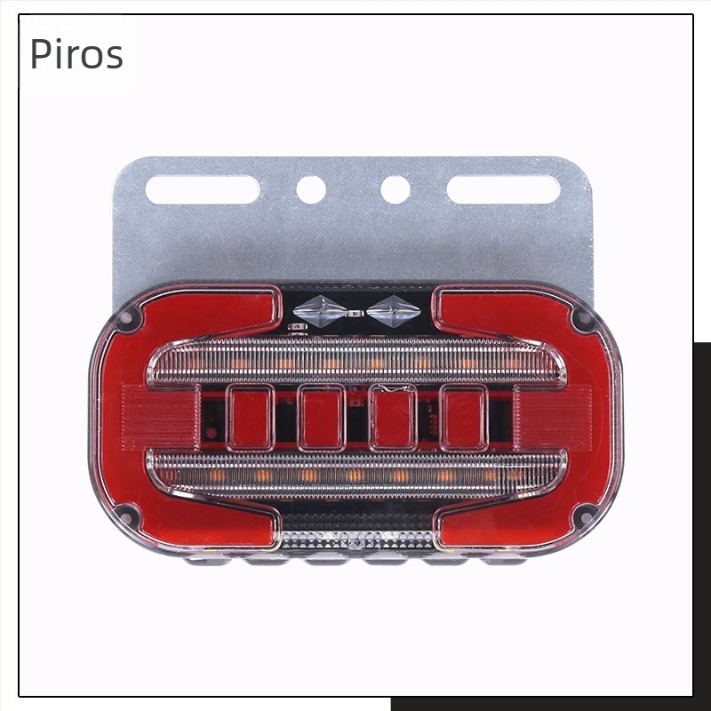 Kamion LED oldalsó és hátsó lámpa, 24V, fényvezető kialakítás, általános kompatibilitás