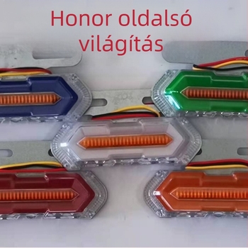 LED Edge Light teherautókhoz - 24V, 1.92W, 2800K, vaslemezből és mérnöki műanyagból