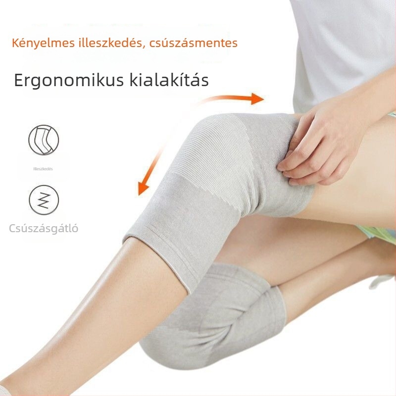 Fleece-bélelt térdvédő, uniszex, férfiak és nők számára, vastagított, hosszabb lábszárvédő