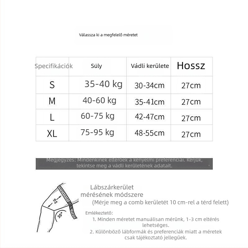 Fleece-bélelt térdvédő, uniszex, férfiak és nők számára, vastagított, hosszabb lábszárvédő