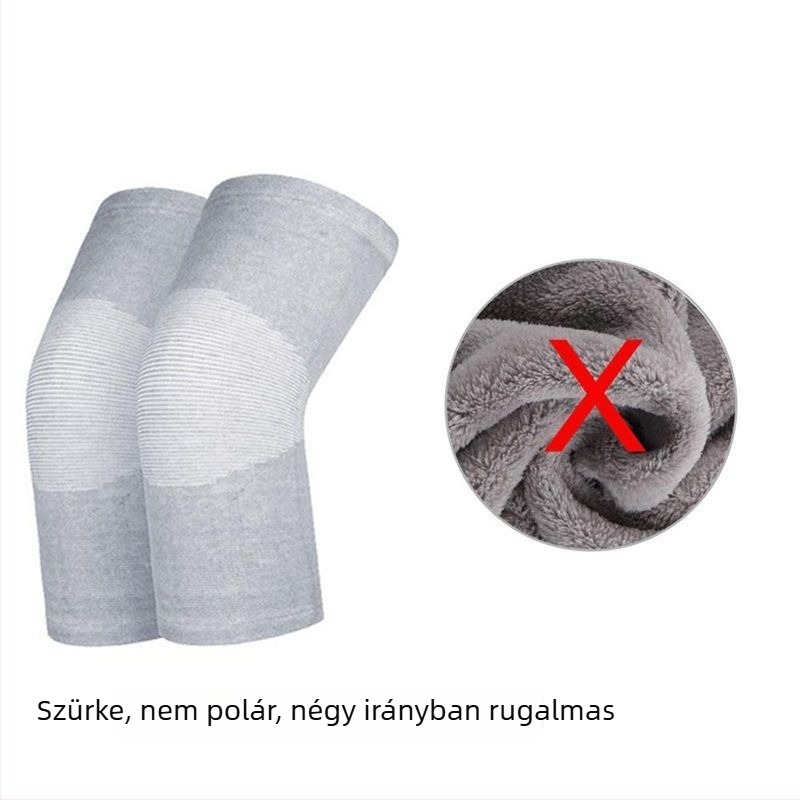 Fleece-bélelt térdvédő, uniszex, férfiak és nők számára, vastagított, hosszabb lábszárvédő