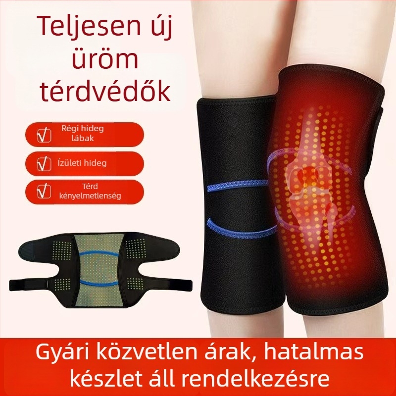 Mugwort és mágneses rostszövetes térdvédő, nyomásos védelem a hideg ellen, meleg és hideg elleni védelem férfiak és nők számára, őszi-téli modell