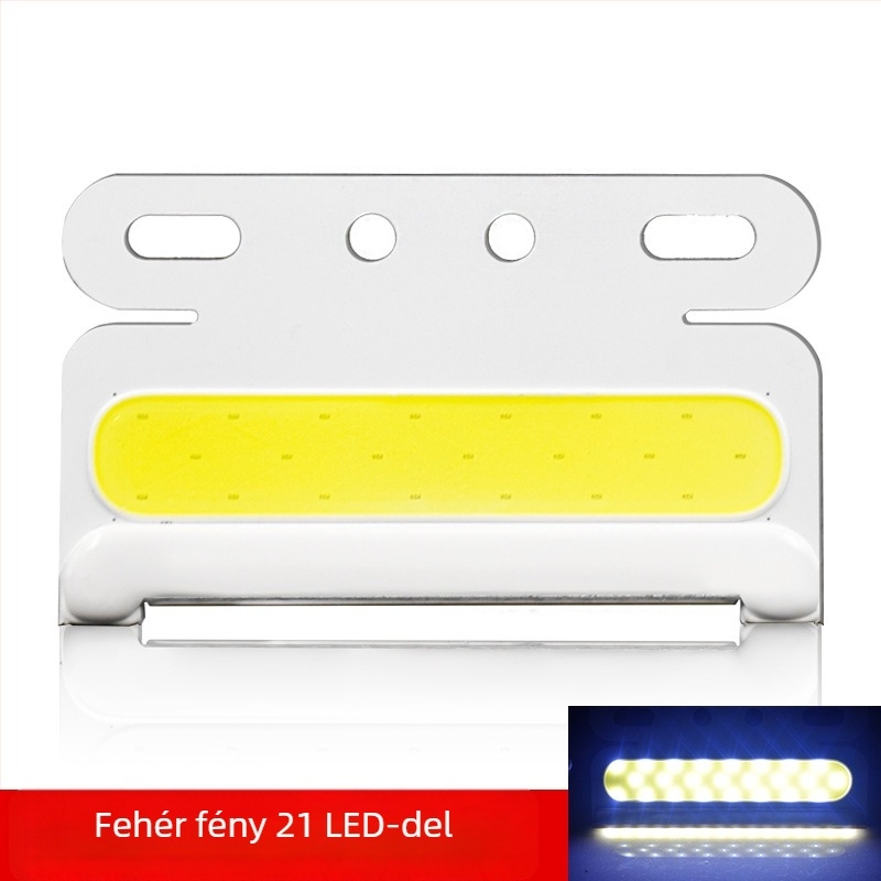 24V-os COB LED oldalsó világítás járművekhez, IP67 vízálló, 8W, alumínium ötvözet alap, élettartam 30 000 óra