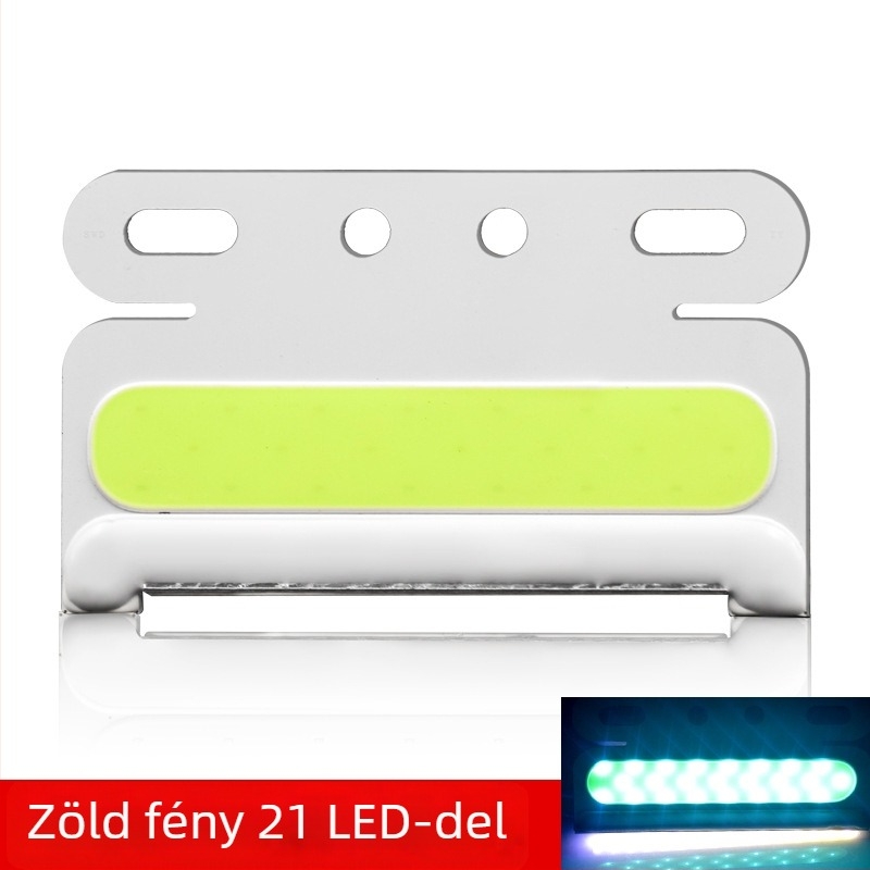 24V-os COB LED oldalsó világítás járművekhez, IP67 vízálló, 8W, alumínium ötvözet alap, élettartam 30 000 óra