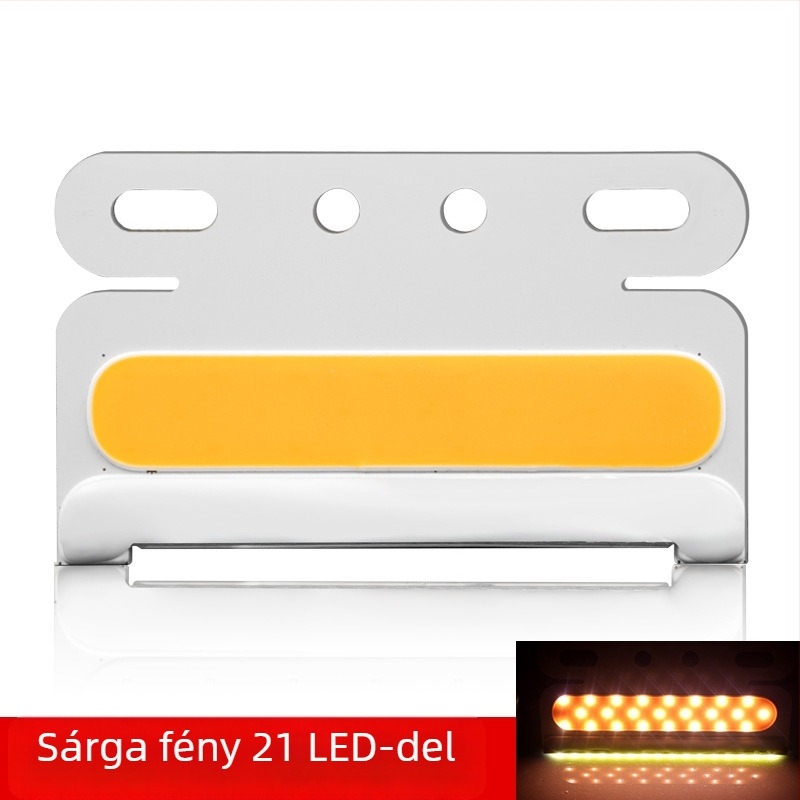 24V-os COB LED oldalsó világítás járművekhez, IP67 vízálló, 8W, alumínium ötvözet alap, élettartam 30 000 óra