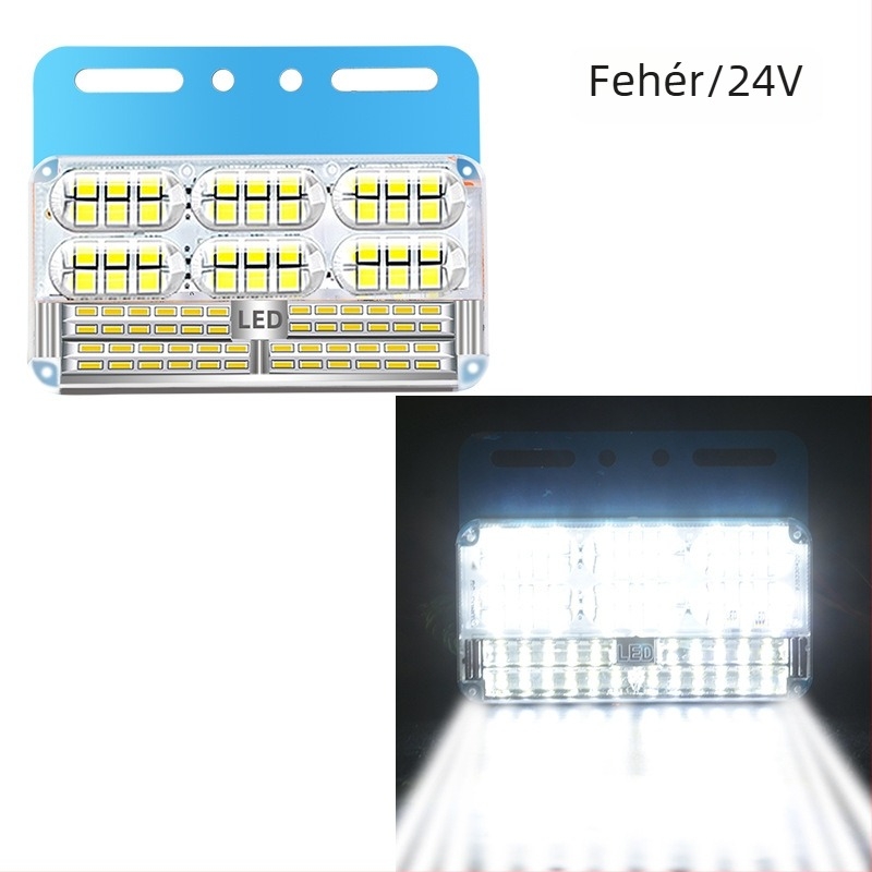 Kamion oldalsó LED világítás | 24V, IP68 vízálló, három sor LED modul, irányjelző és szélesség jelzés