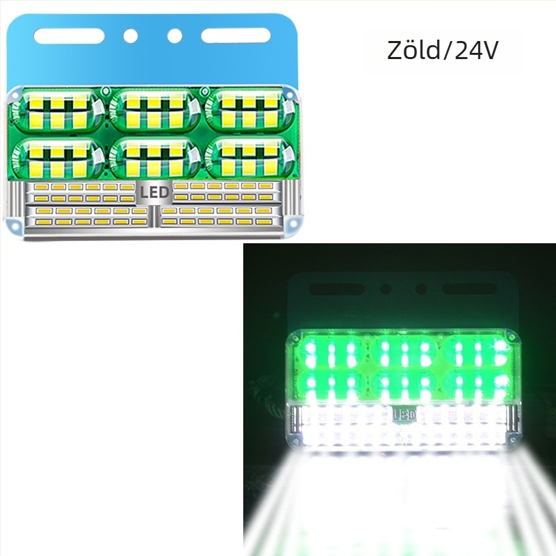 Kamion oldalsó LED világítás | 24V, IP68 vízálló, három sor LED modul, irányjelző és szélesség jelzés