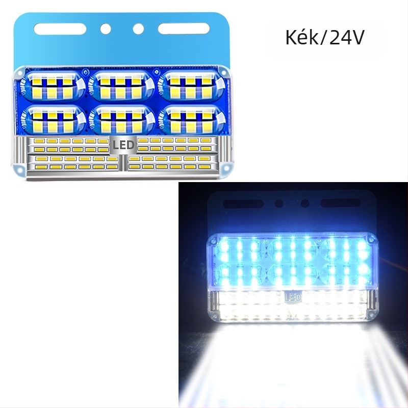 Kamion oldalsó LED világítás | 24V, IP68 vízálló, három sor LED modul, irányjelző és szélesség jelzés