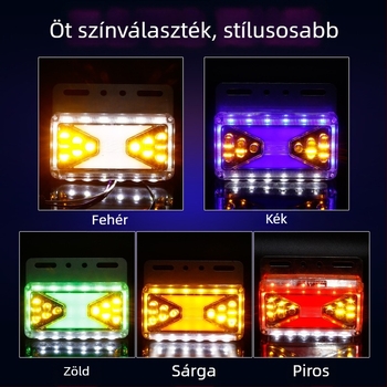 Vízálló oldalsó lámpa (Minta: Waterproof side lamp; Kompatibilis modell: Vans; Alkalmazás: Alkalmazható)
