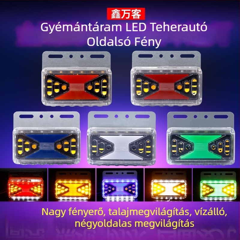 Vízálló oldalsó lámpa (Minta: Waterproof side lamp; Kompatibilis modell: Vans; Alkalmazás: Alkalmazható)