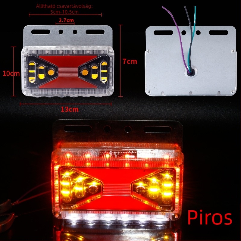 Vízálló oldalsó lámpa (Minta: Waterproof side lamp; Kompatibilis modell: Vans; Alkalmazás: Alkalmazható)