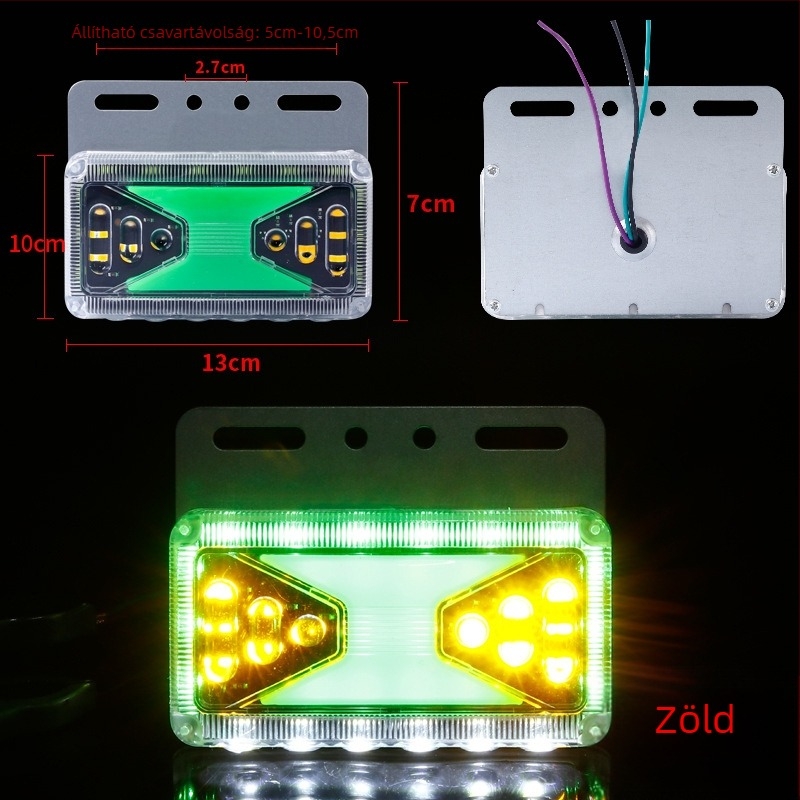 Vízálló oldalsó lámpa (Minta: Waterproof side lamp; Kompatibilis modell: Vans; Alkalmazás: Alkalmazható)