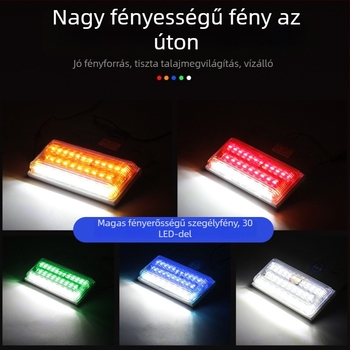 Kamion LED oldalsó lámpa, vízálló, 24V, DB-3075, 50 000 óra, 1000–6000K