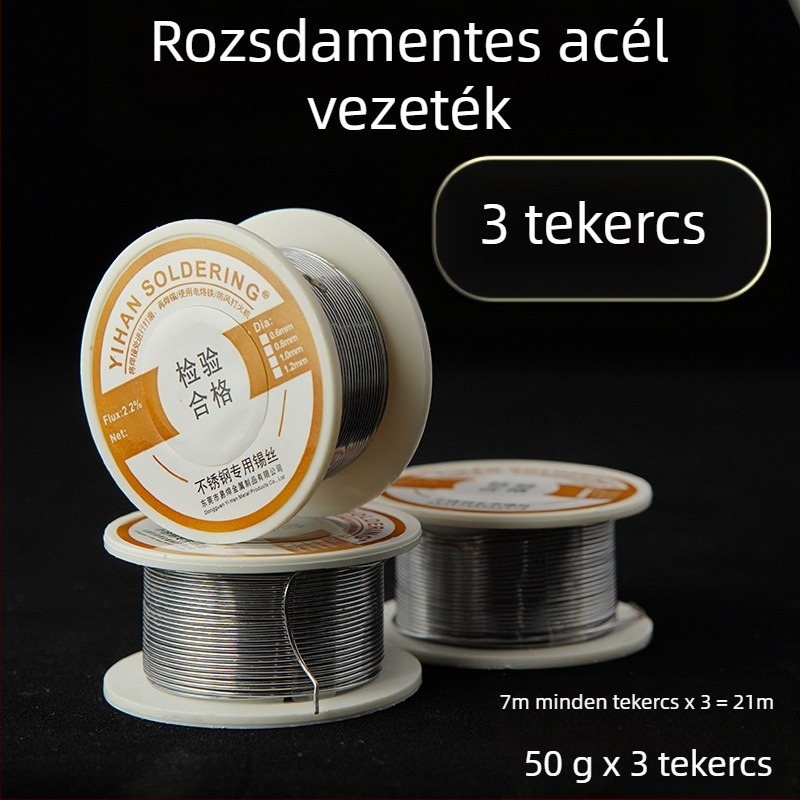 Hordozható ipari forrasztópisztoly automata ónadagolóval és belső fűtéssel, 220V, kézi működés