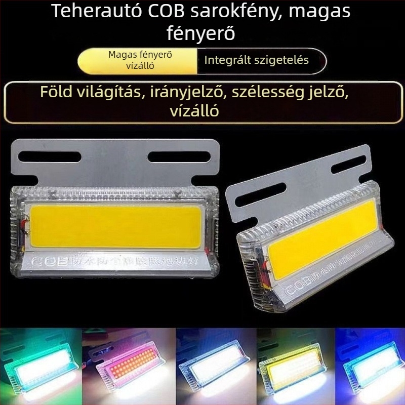 Kamion COB élvény – 12V/24V, IP68 vízálló COB LED, padlóra szerelt élvilágítás