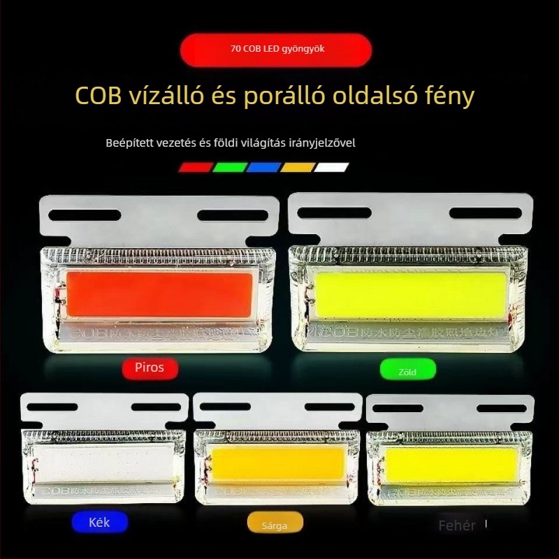 Kamion COB élvény – 12V/24V, IP68 vízálló COB LED, padlóra szerelt élvilágítás