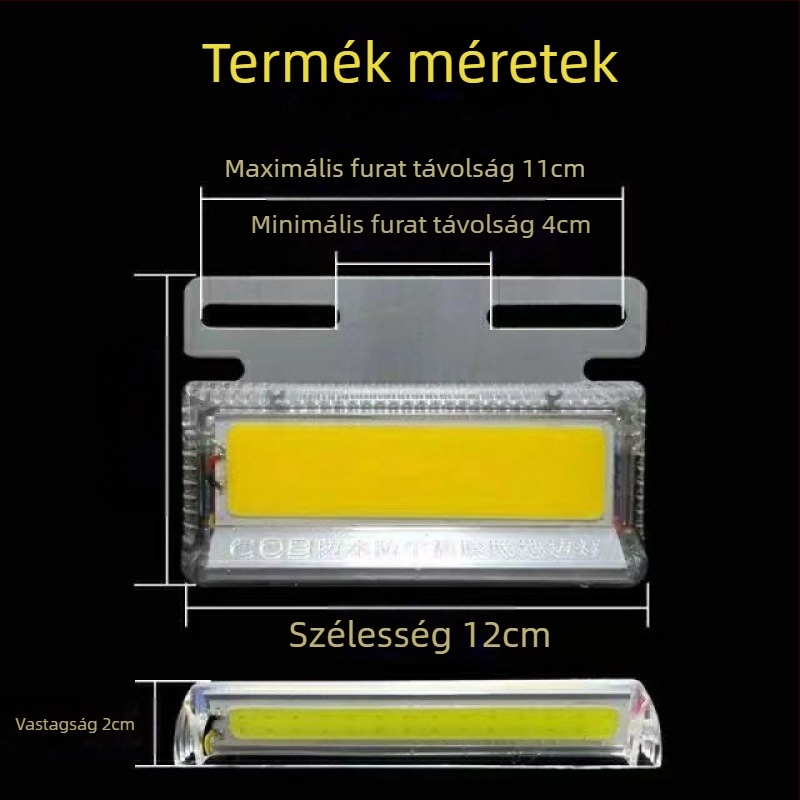 Kamion COB élvény – 12V/24V, IP68 vízálló COB LED, padlóra szerelt élvilágítás