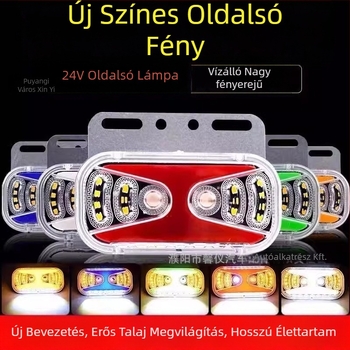 LED teherautó oldalsó lámpa (24V, Q20XX, vízálló)