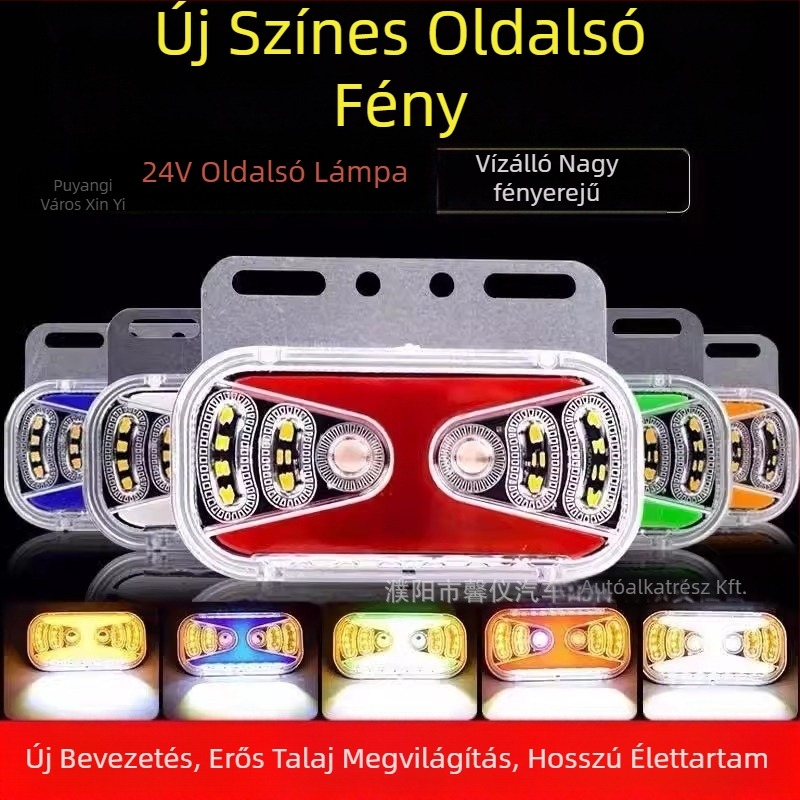 LED teherautó oldalsó lámpa (24V, Q20XX, vízálló)