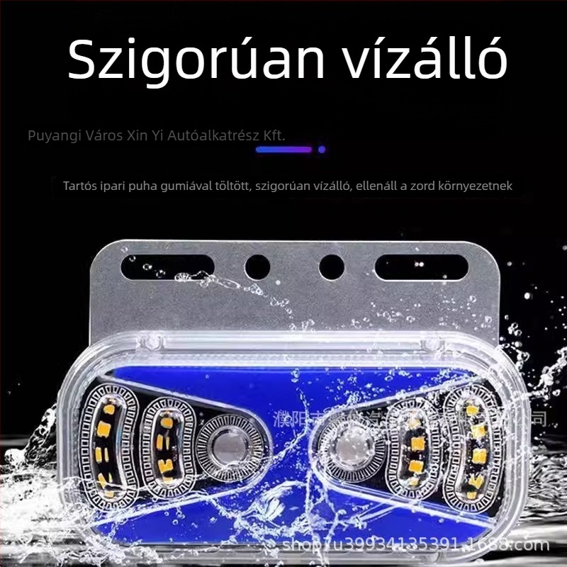 LED teherautó oldalsó lámpa (24V, Q20XX, vízálló)