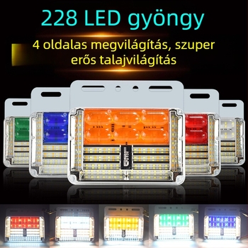 24V rendkívül fényes LED teherautó alsó oldalsó fények, vízálló szélességjelző és irányjelző lámpák, földelés nélkül