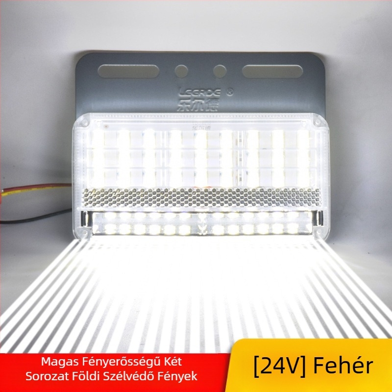 Kamion LED oldalsó fény, kétsoros, vízálló, 24V, hátrameneti fény