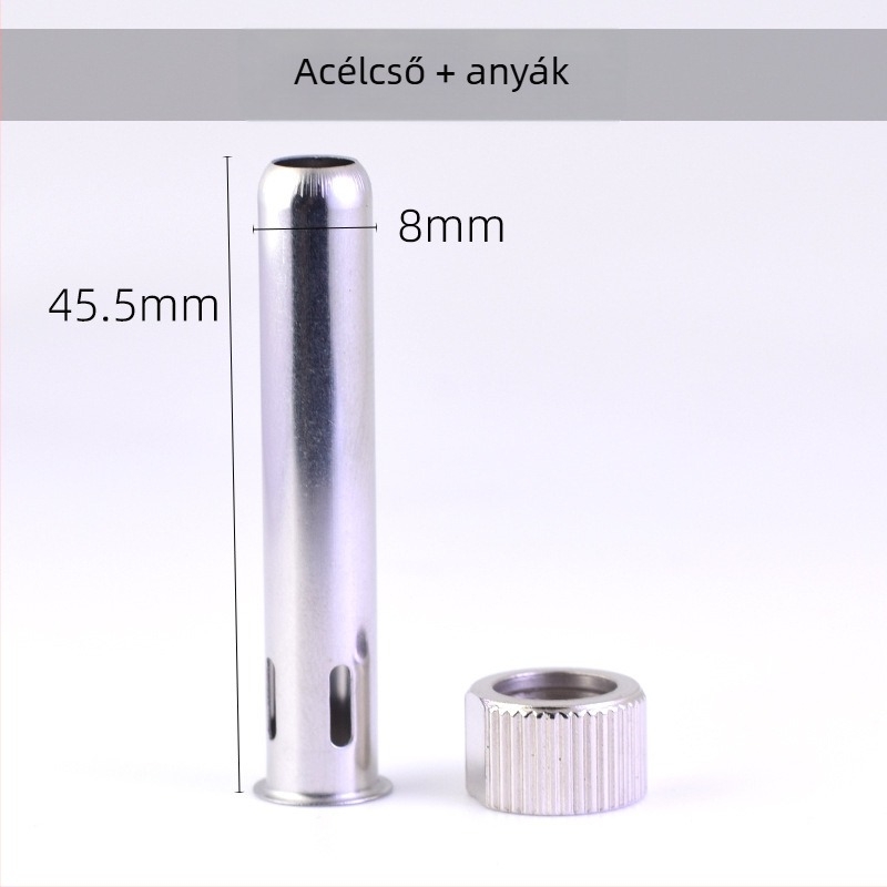 Forrasztópáka kiegészítő készlet — háromrészes, 907-es fogantyú, vasból készült test, csavarmenetes fej